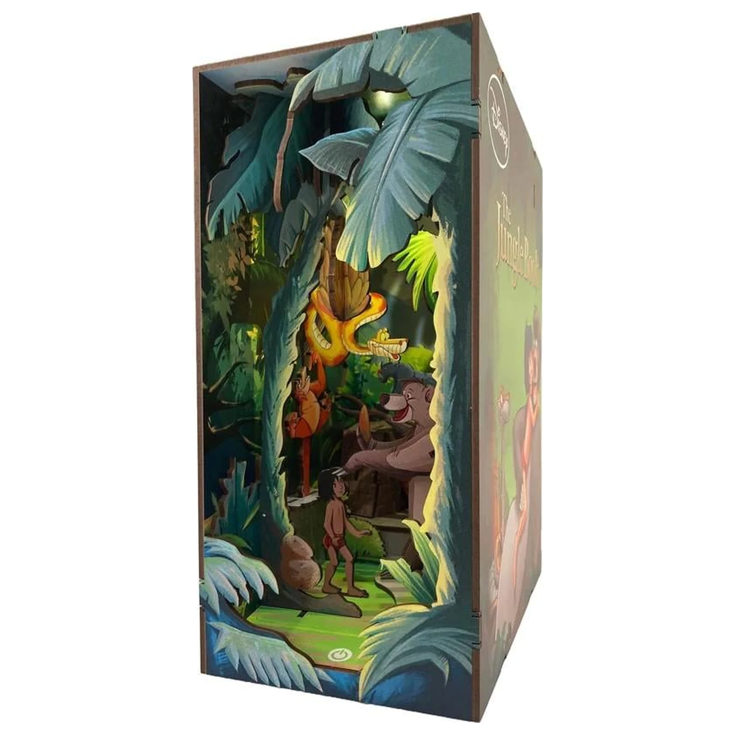 Disney Book Nook Bausatz The Jungle Book 68 Teile + LED Licht Produktfoto