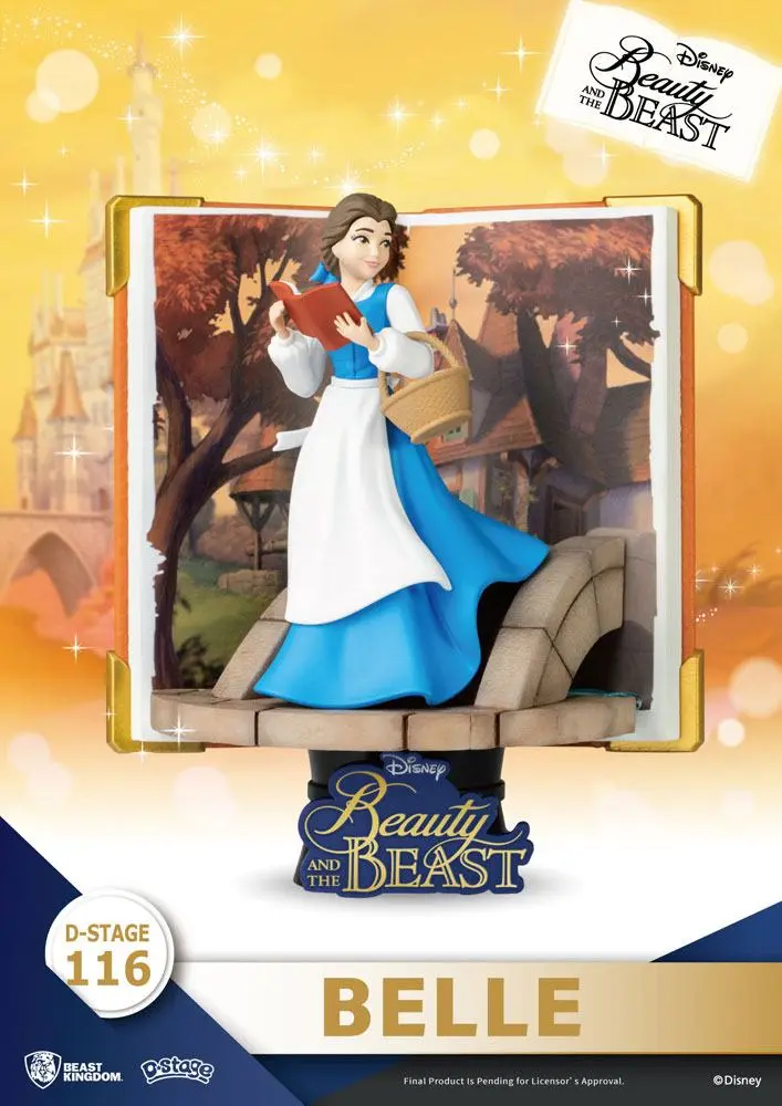Disney Book Series D-Stage PVC Diorama Belle 13 cm Produktfoto