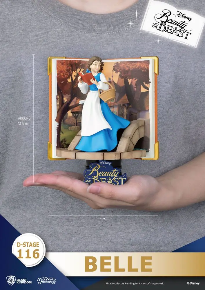 Disney Book Series D-Stage PVC Diorama Belle 13 cm Produktfoto