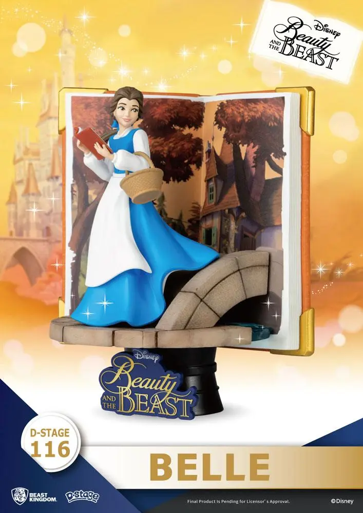 Disney Book Series D-Stage PVC Diorama Belle 13 cm Produktfoto