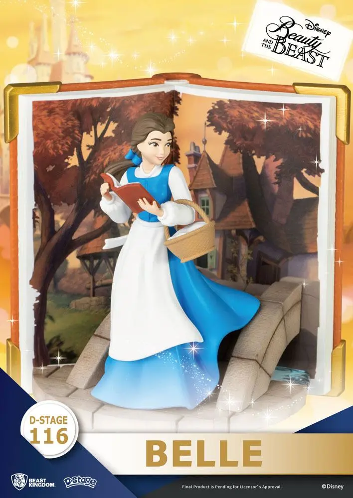 Disney Book Series D-Stage PVC Diorama Belle 13 cm Produktfoto