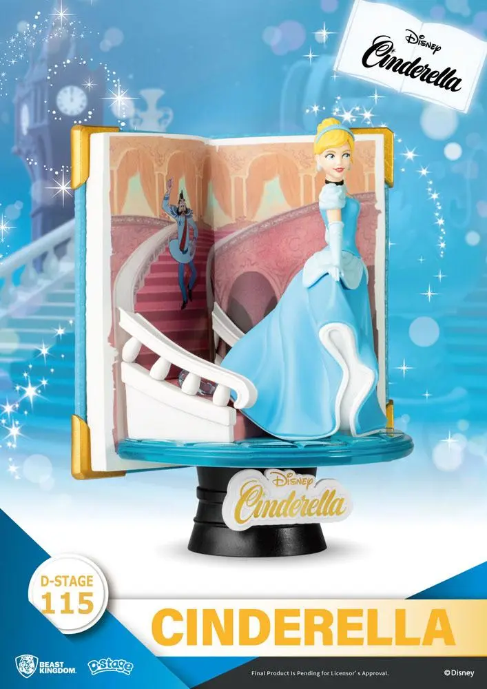 Disney Buch Serie D-Stage PVC Diorama Cinderella 13 cm Produktfoto
