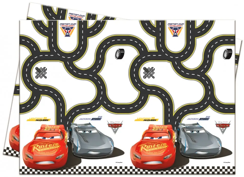 Disney Cars 3 Tischdecke 120x180 cm Produktfoto