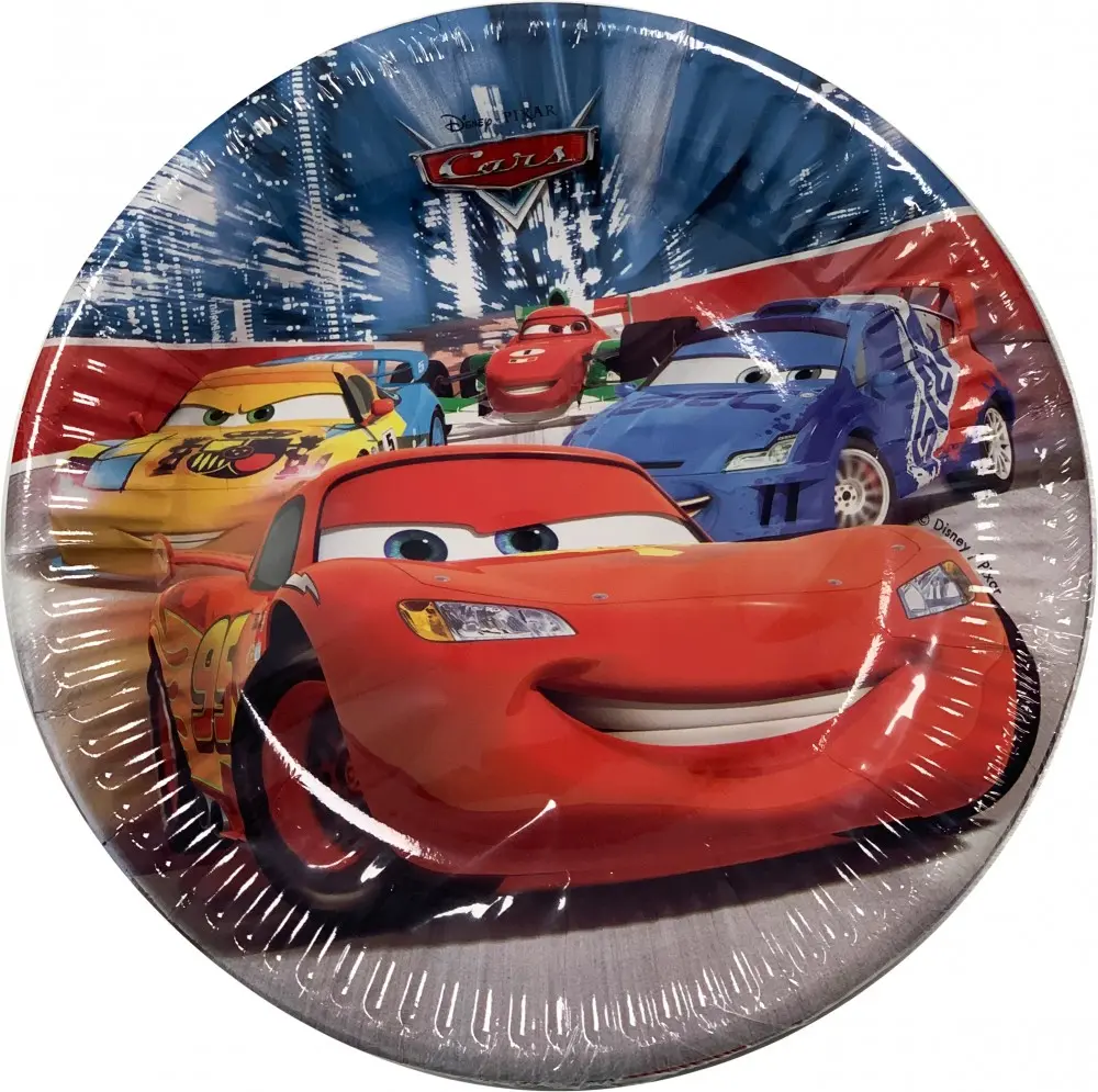 Disney Cars Classic, Cars Pappteller 8er-Pack 19,5 cm Produktfoto