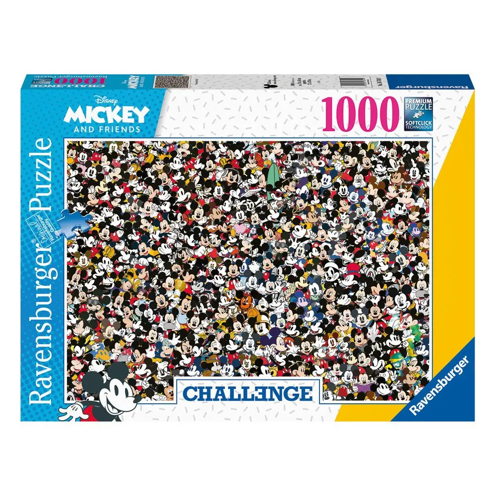 Disney Challenge Jigsaw Puzzle Mickey Mouse (1000 Stücke) Produktfoto