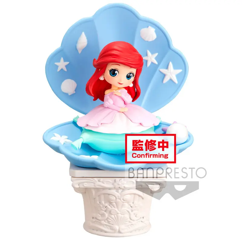 Disney Characters Pink Dress Style Ariel Ver.A Q posket Figur 12cm Produktfoto