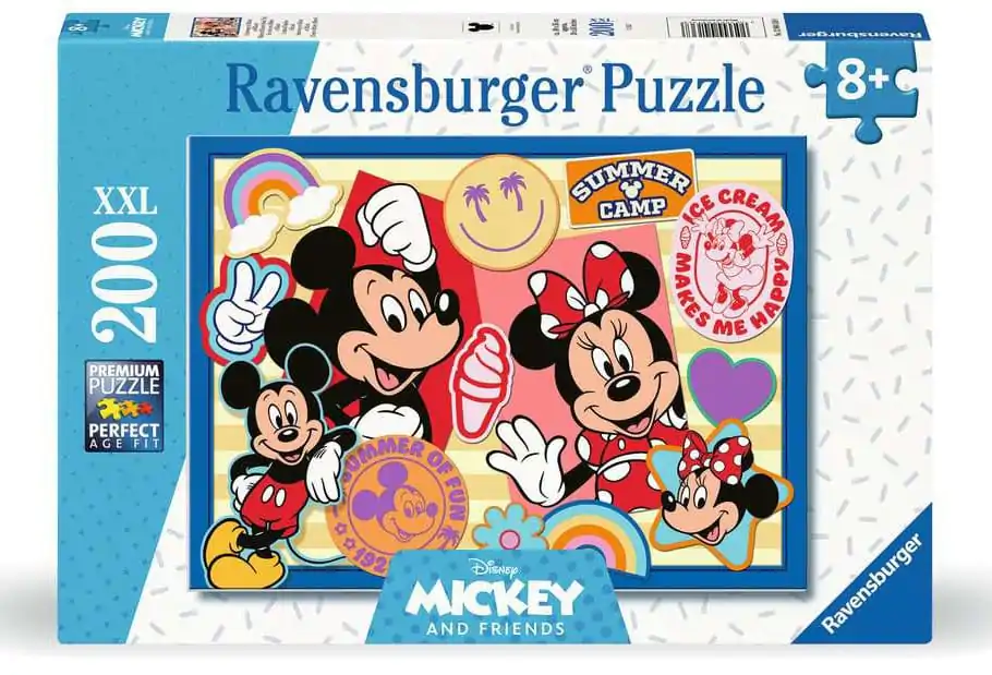 Disney Kinder Puzzle XXL Unterwegs mit Mickey und Minnie (200 Teile) Produktfoto