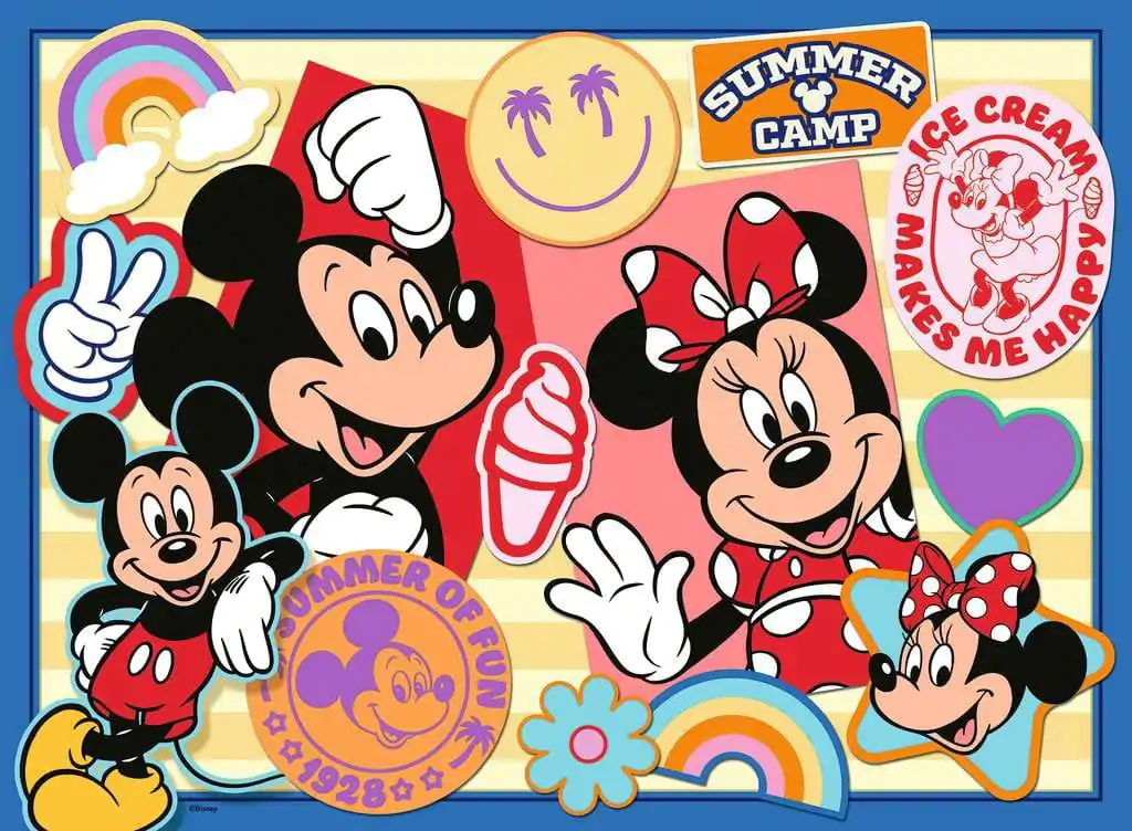 Disney Kinder Puzzle XXL Unterwegs mit Mickey und Minnie (200 Teile) Produktfoto