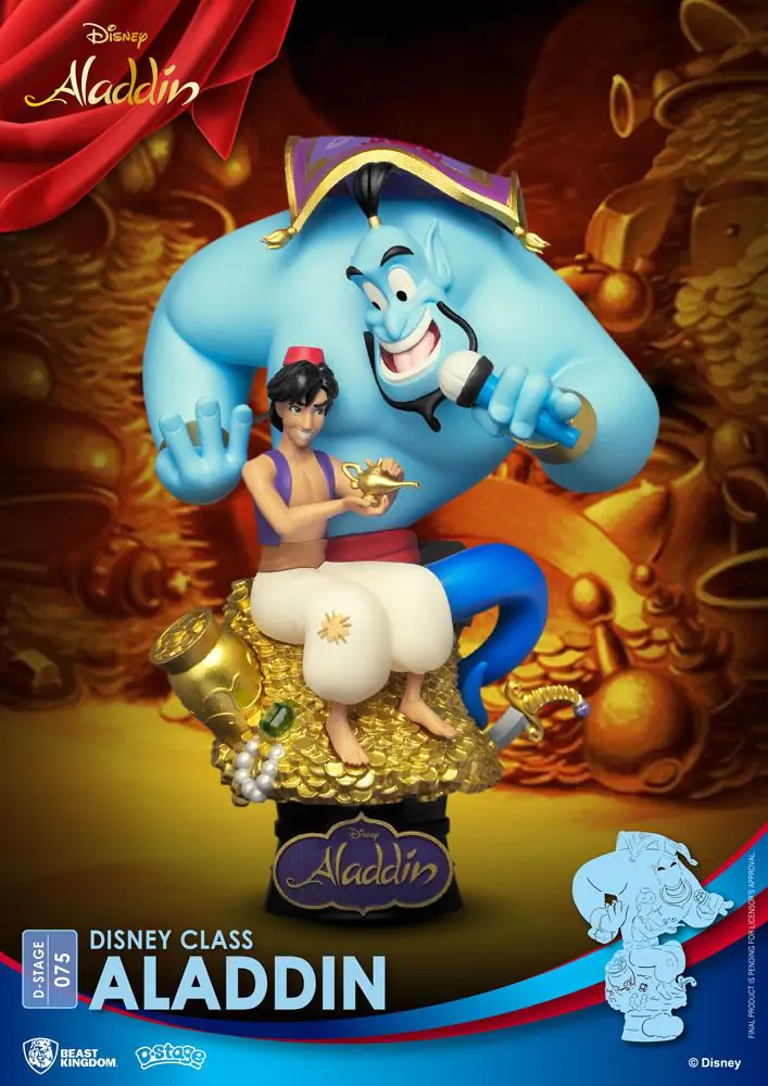 Disney Class Series D-Stage PVC Diorama Aladdin New Version 15 cm Produktfoto