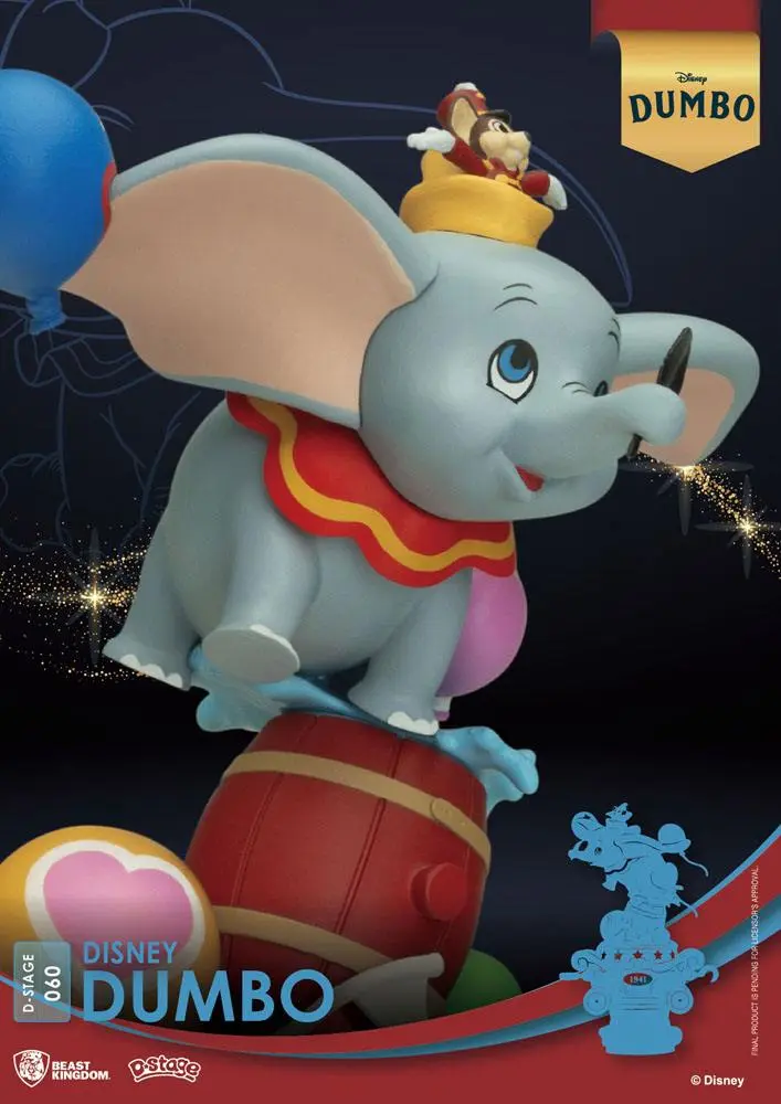 Disney Classic Animation Series D-Stage PVC Diorama Dumbo 15 cm Produktfoto