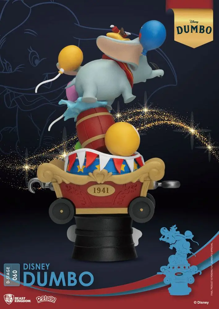 Disney Classic Animation Series D-Stage PVC Diorama Dumbo 15 cm Produktfoto