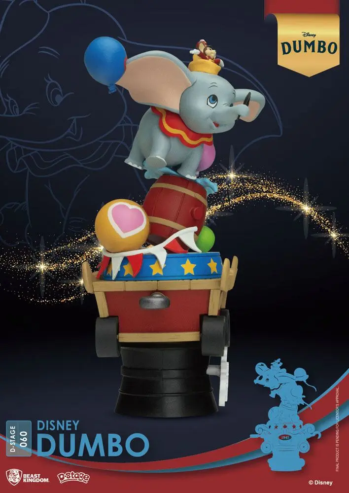 Disney Classic Animation Series D-Stage PVC Diorama Dumbo 15 cm Produktfoto