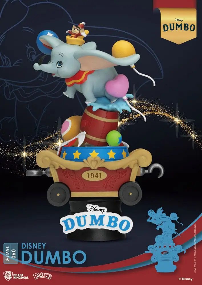 Disney Classic Animation Series D-Stage PVC Diorama Dumbo 15 cm Produktfoto