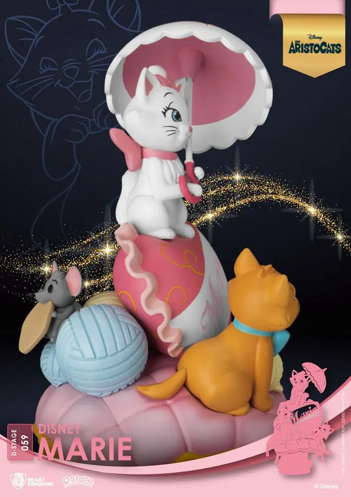 Disney Classic Animation Series D-Stage PVC Diorama Marie 15 cm Produktfoto