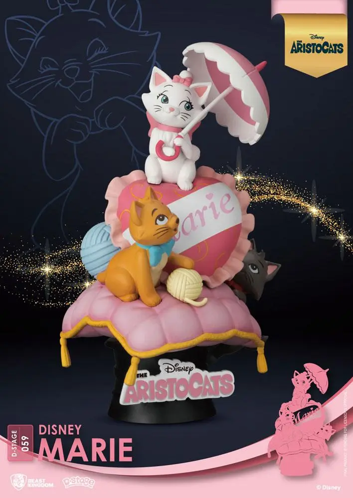 Disney Classic Animation Series D-Stage PVC Diorama Marie 15 cm Produktfoto