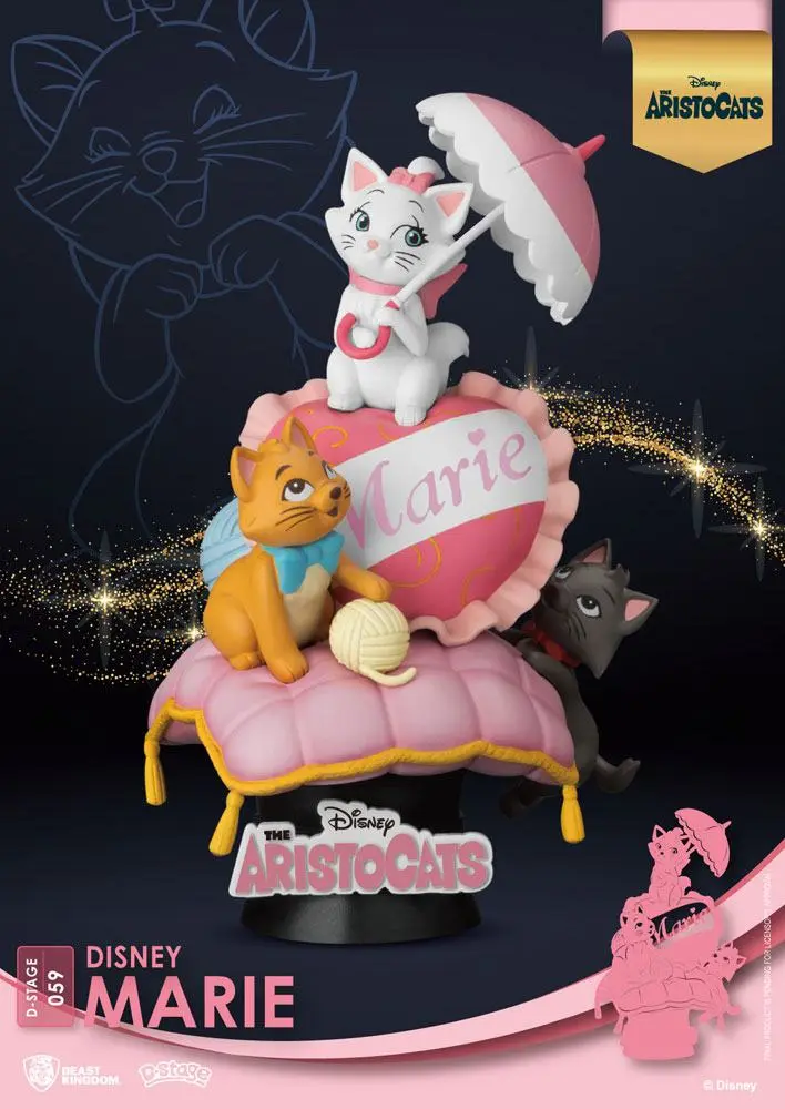 Disney Classic Animation Series D-Stage PVC Diorama Marie 15 cm Produktfoto
