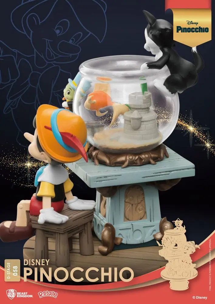 Disney Classic Animation Series D-Stage PVC Diorama Pinocchio 15 cm Produktfoto