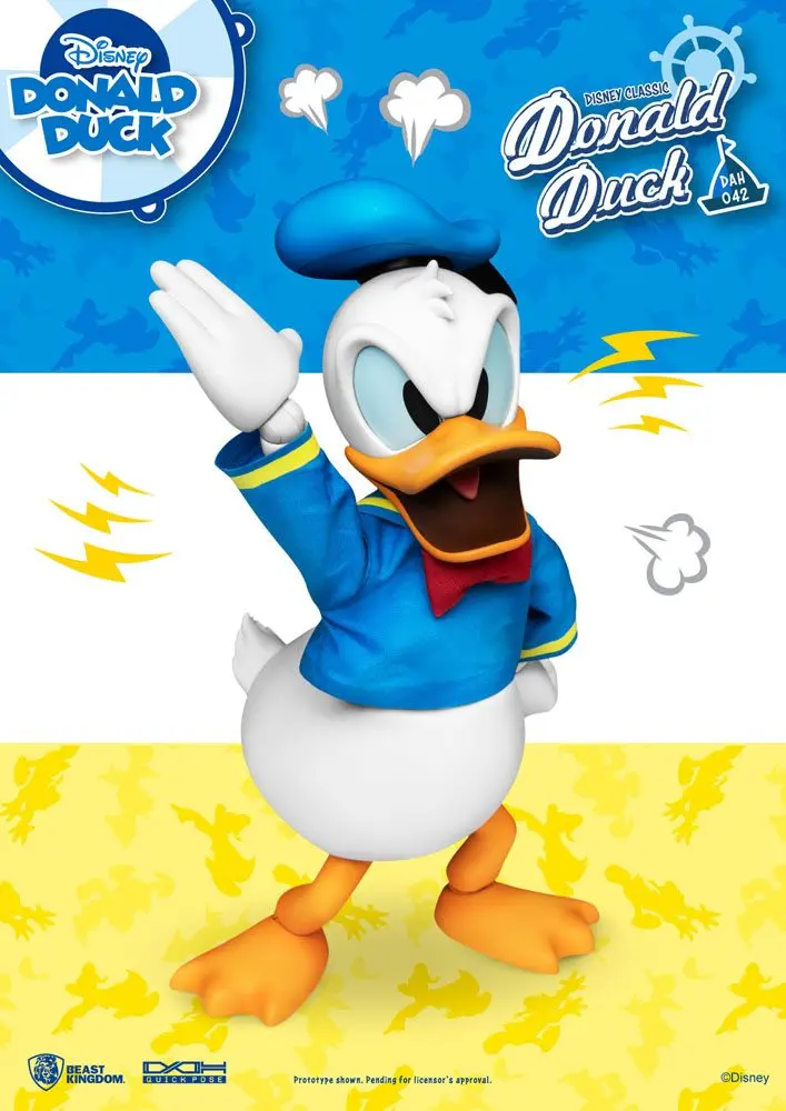 Disney Classic Dynamic 8ction Heroes Actionfigur 1/9 Donald Duck Classic Version 16 Zentimeter Produktfoto