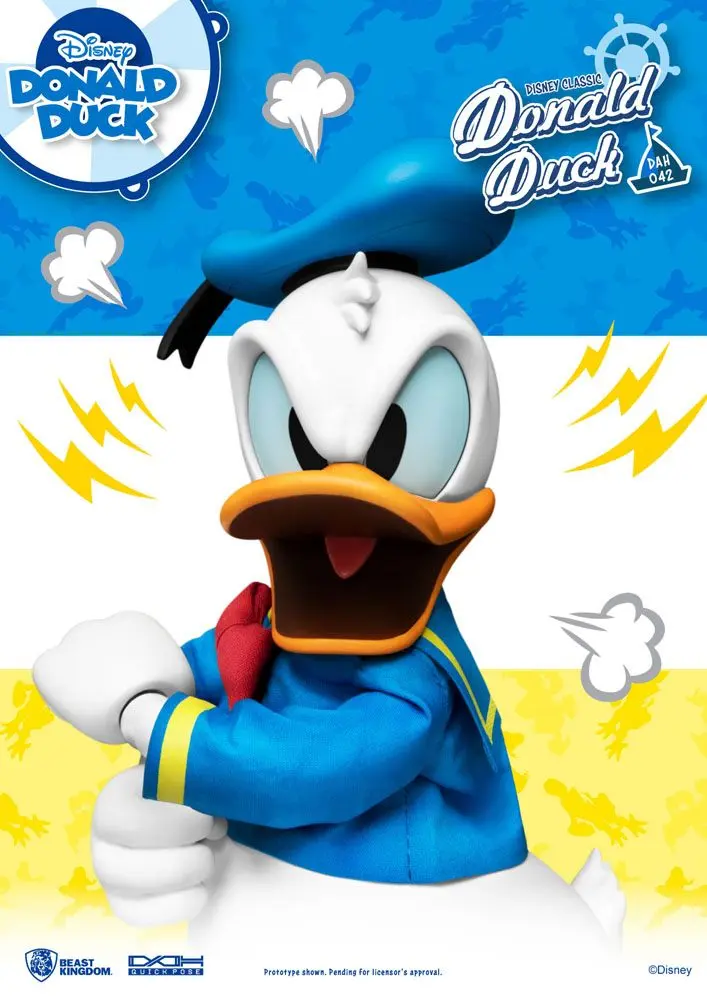 Disney Classic Dynamic 8ction Heroes Actionfigur 1/9 Donald Duck Classic Version 16 Zentimeter Produktfoto