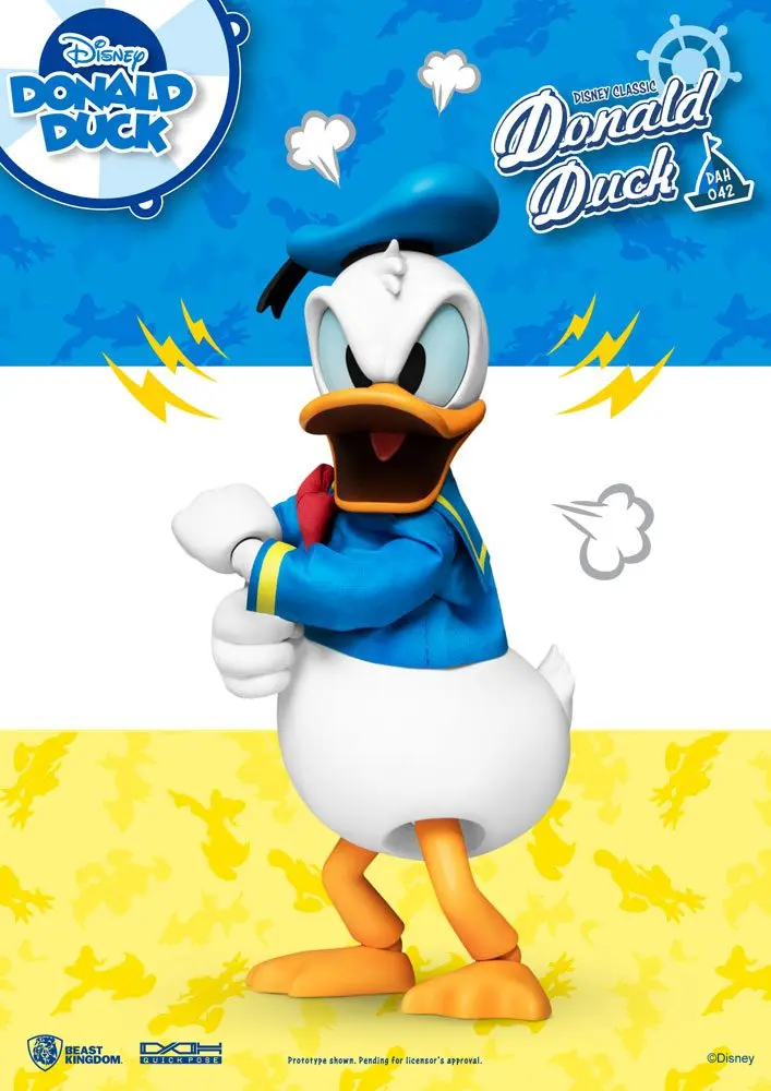Disney Classic Dynamic 8ction Heroes Actionfigur 1/9 Donald Duck Classic Version 16 Zentimeter Produktfoto