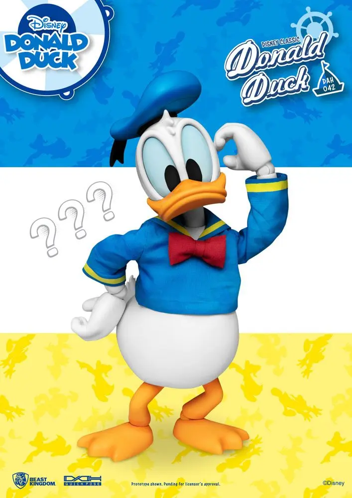 Disney Classic Dynamic 8ction Heroes Actionfigur 1/9 Donald Duck Classic Version 16 Zentimeter Produktfoto