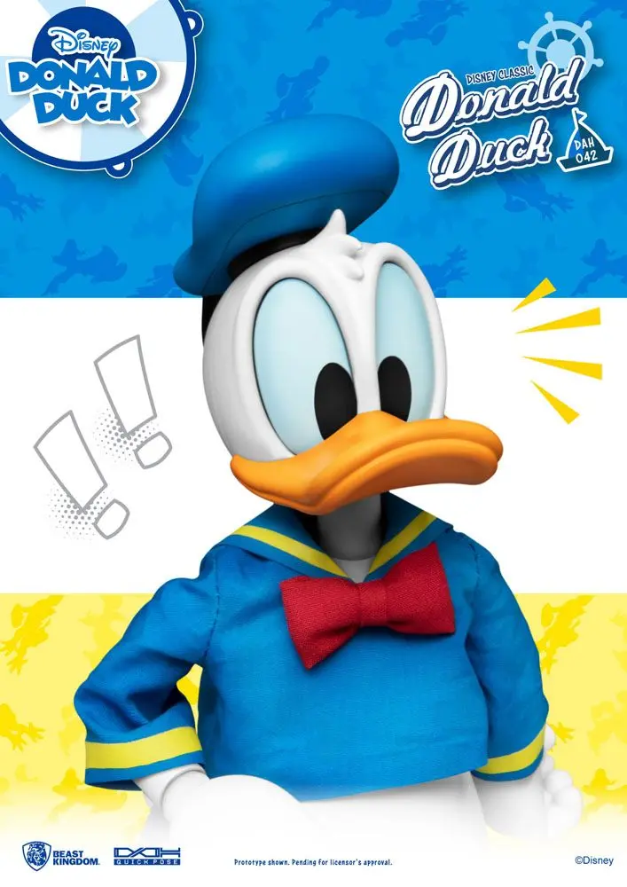 Disney Classic Dynamic 8ction Heroes Actionfigur 1/9 Donald Duck Classic Version 16 Zentimeter Produktfoto