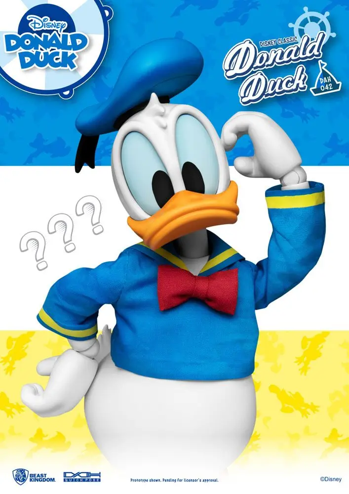 Disney Classic Dynamic 8ction Heroes Actionfigur 1/9 Donald Duck Classic Version 16 Zentimeter Produktfoto