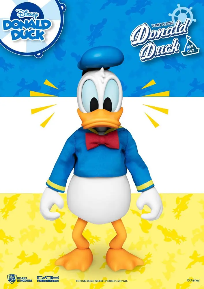 Disney Classic Dynamic 8ction Heroes Actionfigur 1/9 Donald Duck Classic Version 16 Zentimeter Produktfoto