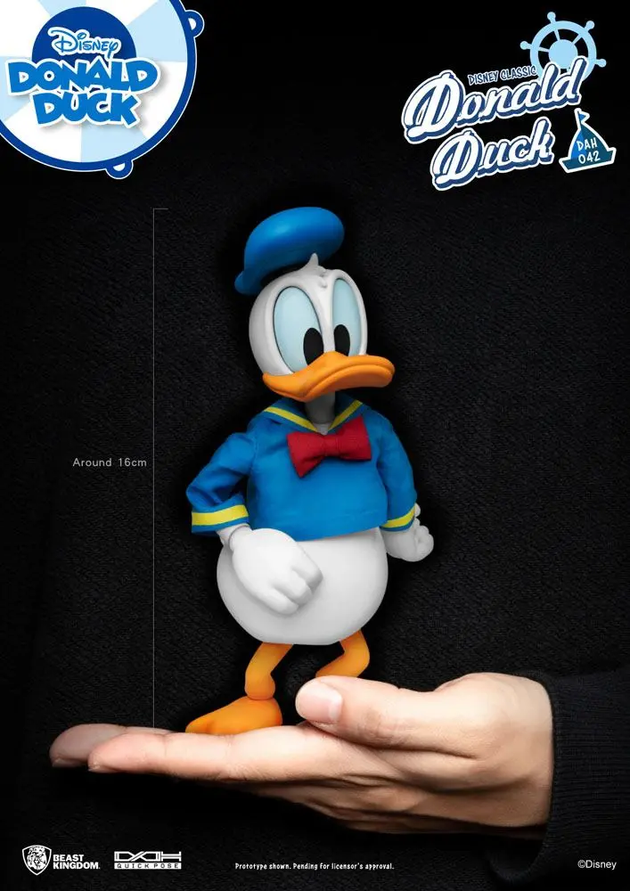 Disney Classic Dynamic 8ction Heroes Actionfigur 1/9 Donald Duck Classic Version 16 Zentimeter Produktfoto