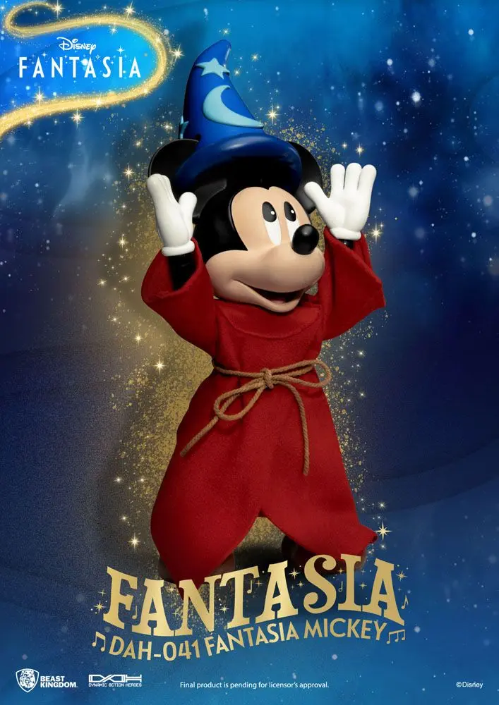 Disney Classic Dynamic 8ction Heroes Actionfigur 1/9 Mickey Fantasia 21 cm Produktfoto