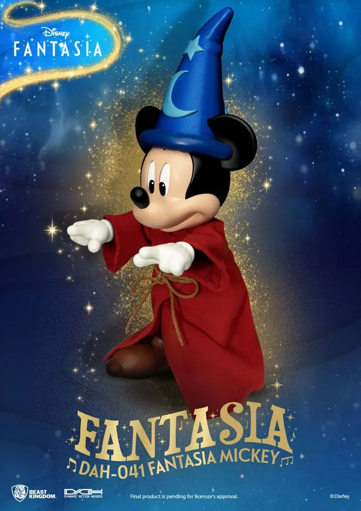 Disney Classic Dynamic 8ction Heroes Actionfigur 1/9 Mickey Fantasia 21 cm Produktfoto