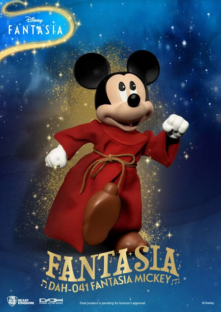 Disney Classic Dynamic 8ction Heroes Actionfigur 1/9 Mickey Fantasia 21 cm Produktfoto