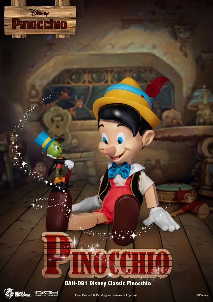 Disney Classic Dynamic 8ction Heroes Actionfigur 1/9 Pinocchio 18 cm termékfotó