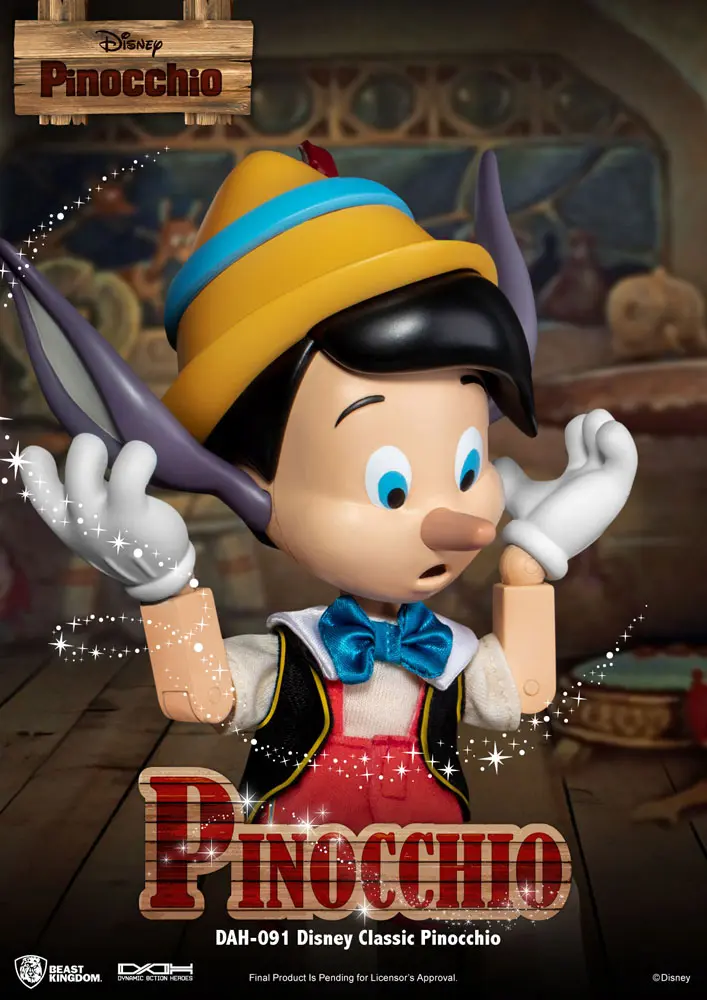 Disney Classic Dynamic 8ction Heroes Actionfigur 1/9 Pinocchio 18 cm termékfotó