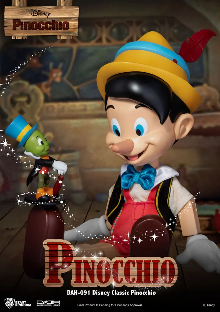 Disney Classic Dynamic 8ction Heroes Actionfigur 1/9 Pinocchio 18 cm termékfotó