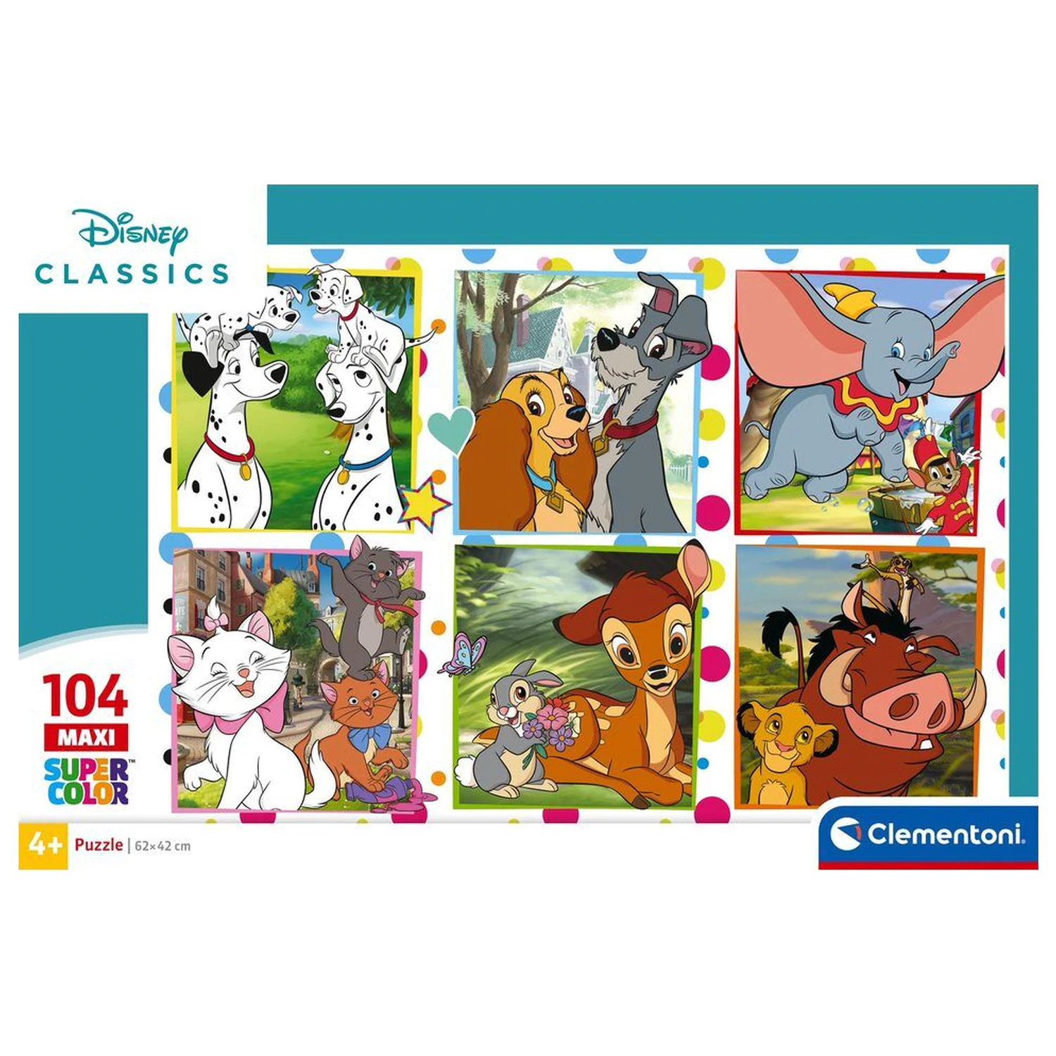 Disney Classic Maxi-Puzzle 104 Teile Produktfoto