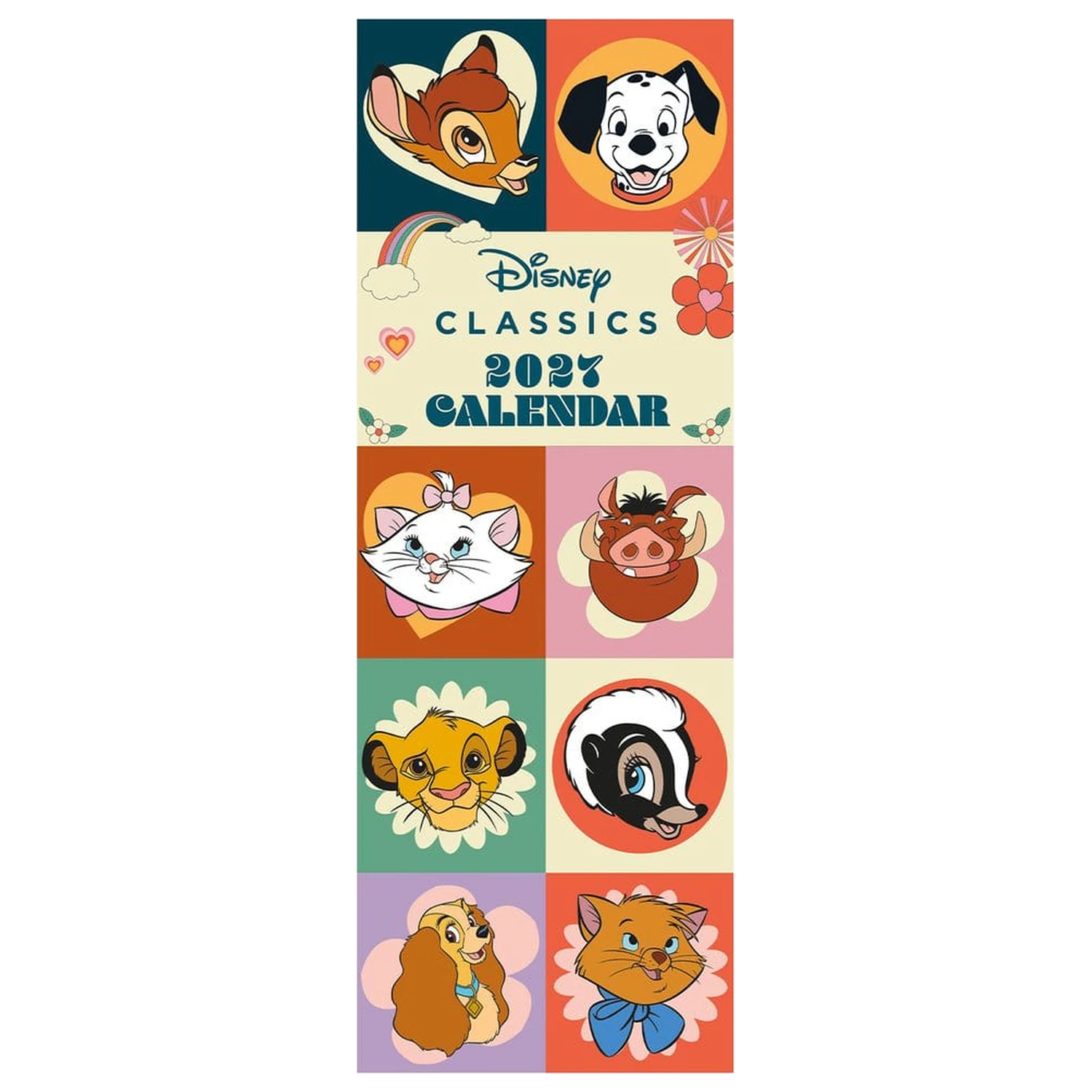 Disney Classics Kalender 70s Feeling 2027 42 x 15 cm Produktfoto