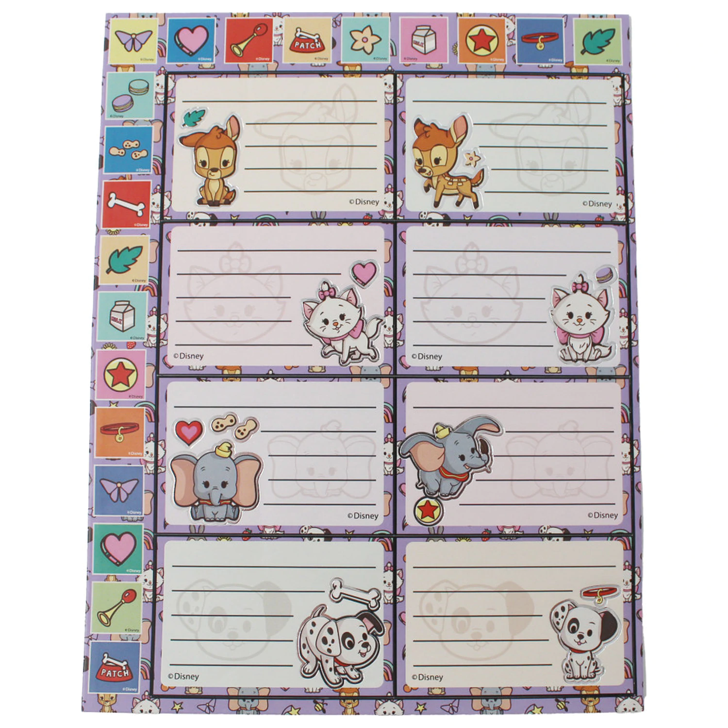 Disney Classics Babies Notizbuch Etikett Aufkleber 16 Stck. Produktfoto