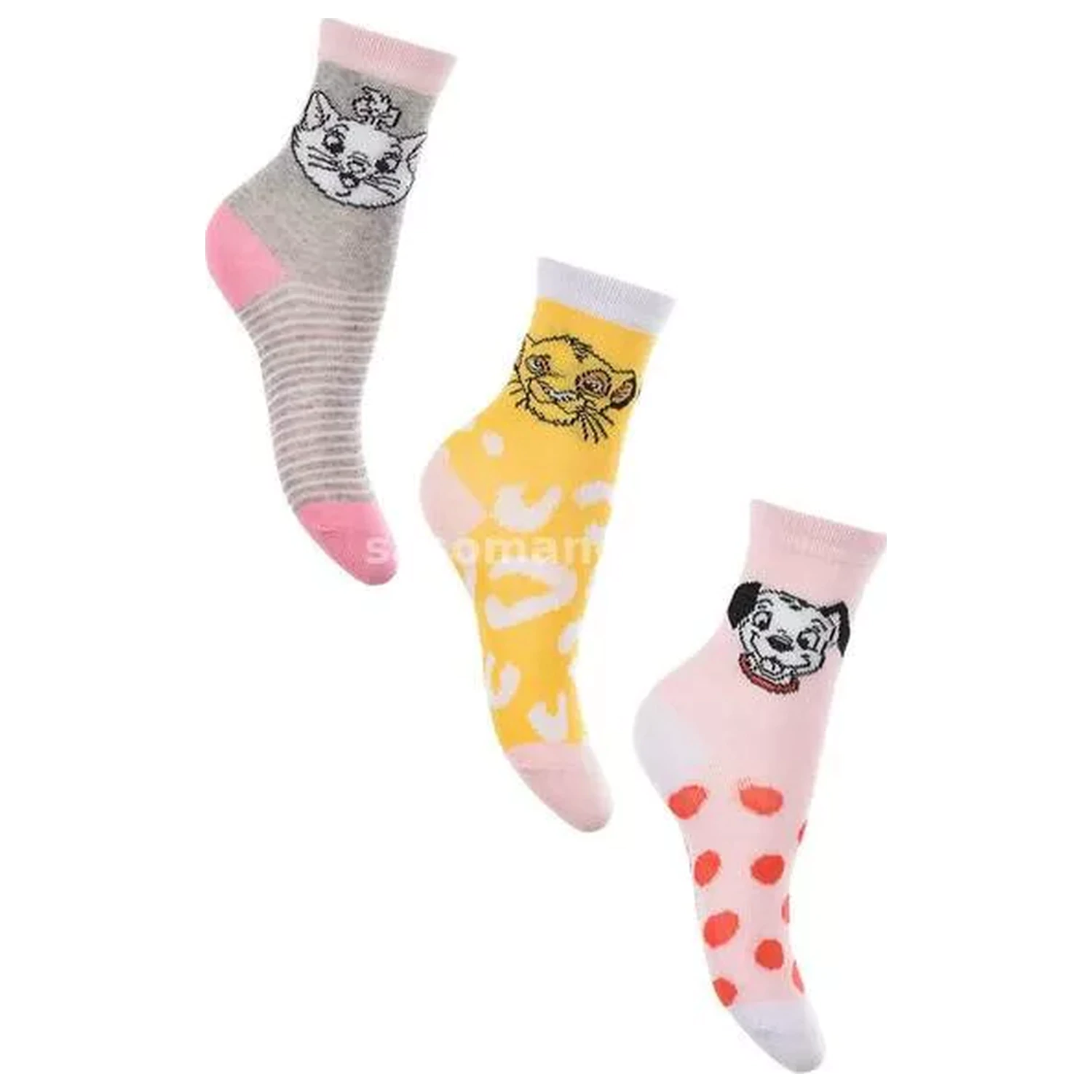 Disney Classics Puppies Gelbe Kinder Socken 23/26 Produktfoto