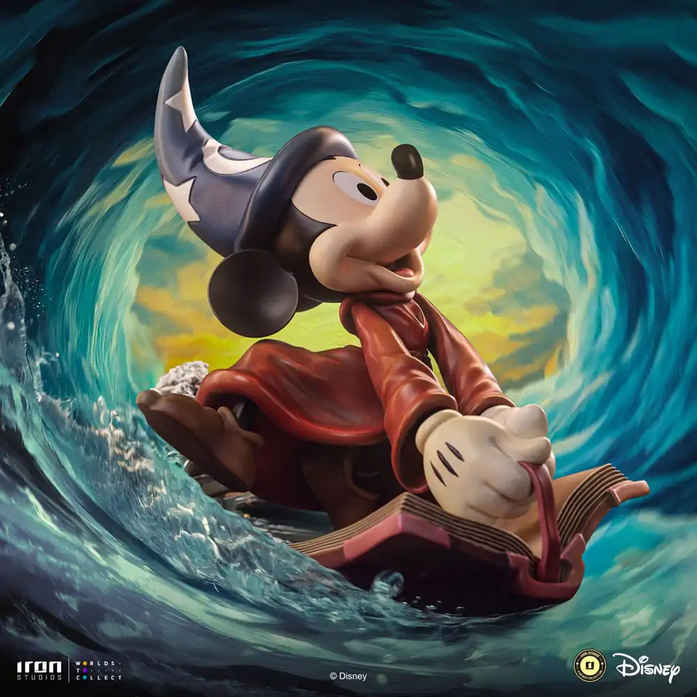 Disney Classics Vintage Collection Deluxe Art Scale Statue 1/10 Sorcerer Mickey 28 cm Produktfoto