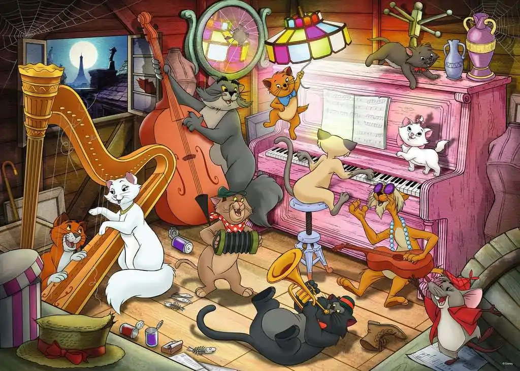 Disney Collector's Edition Puzzle Aristocats (1000 Teile) termékfotó