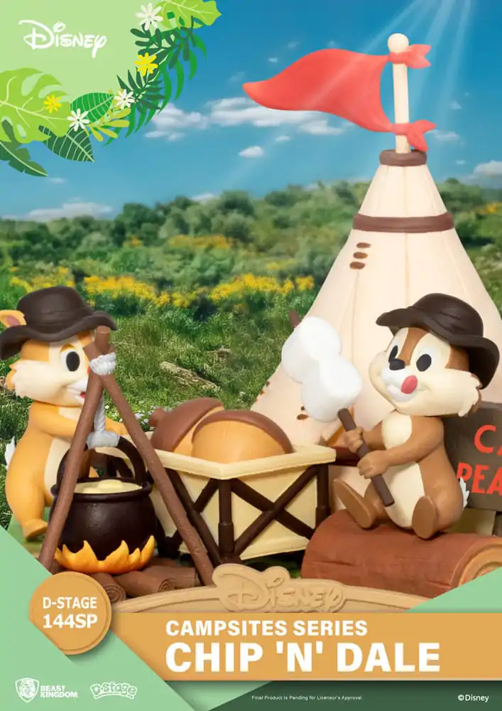 Disney D-Stage Campsite Series PVC Diorama Chip & Dale Special Edition 10 cm termékfotó