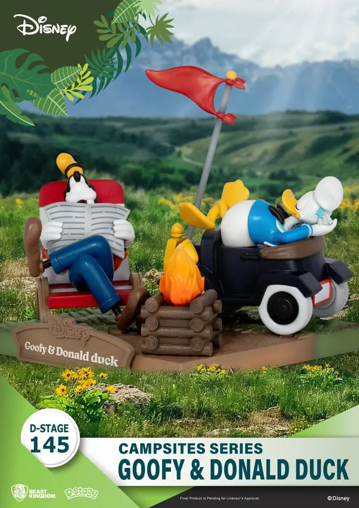 Disney D-Stage Campsite Series PVC Diorama Goofy & Donald Duck 10 cm termékfotó