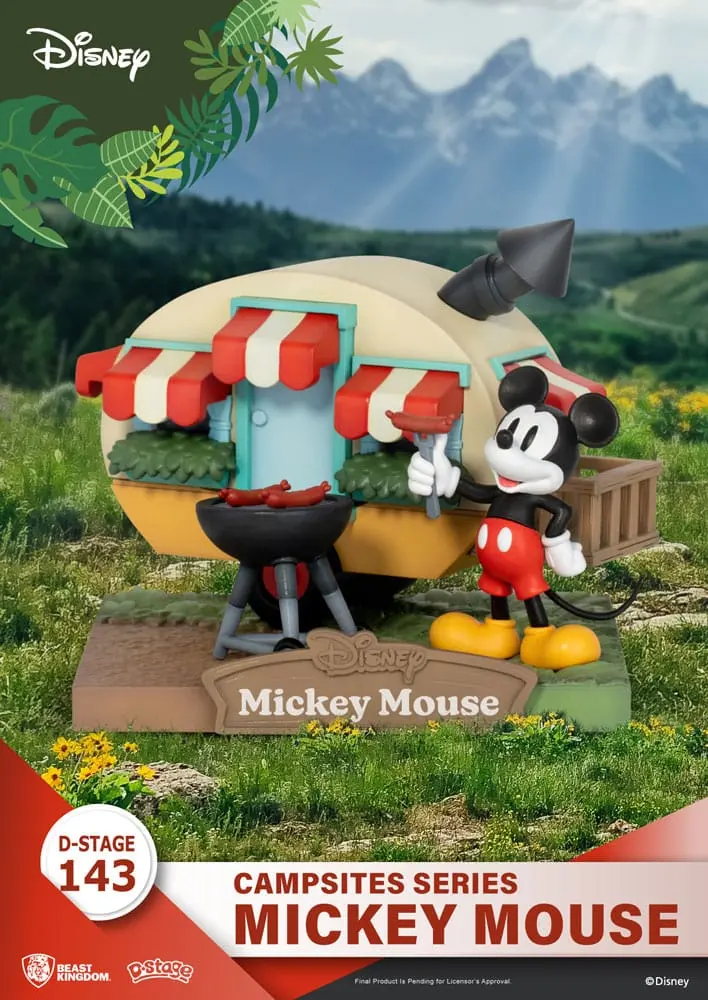 Disney D-Stage Campsite Series PVC Diorama Mickey Mouse 10 cm termékfotó