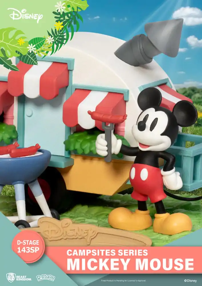 Disney D-Stage Campsite Series PVC Diorama Mickey Mouse Special Edition 10 cm termékfotó