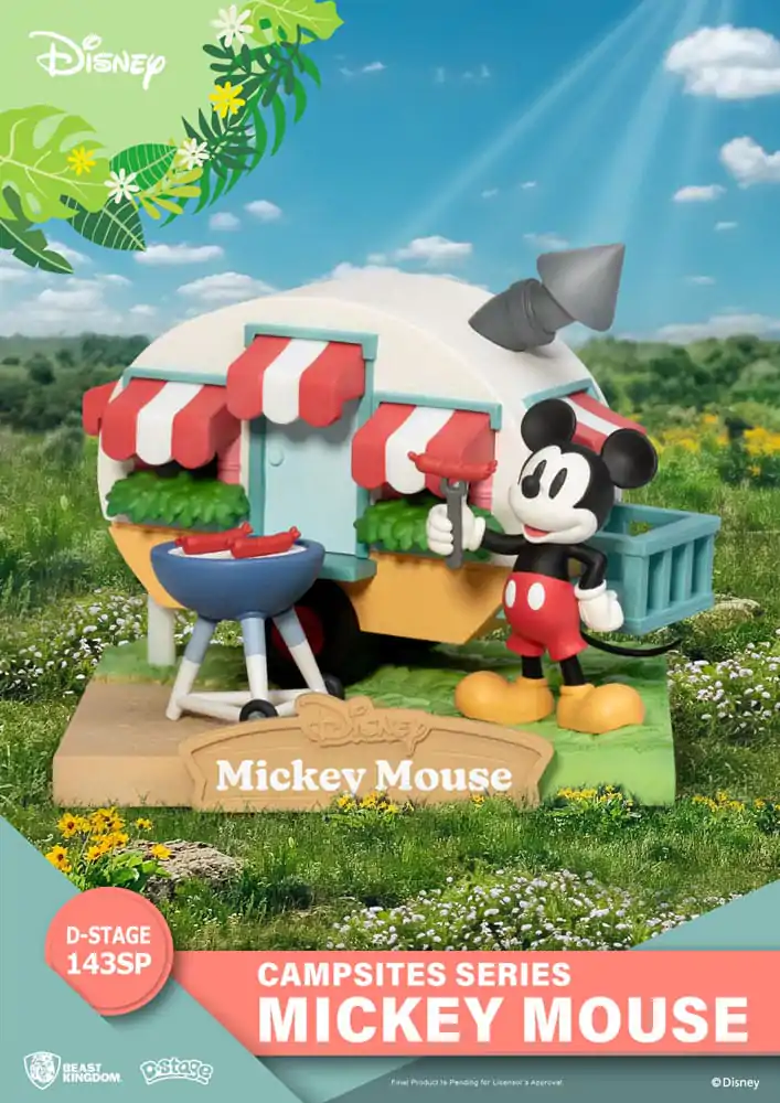 Disney D-Stage Campsite Series PVC Diorama Mickey Mouse Special Edition 10 cm termékfotó