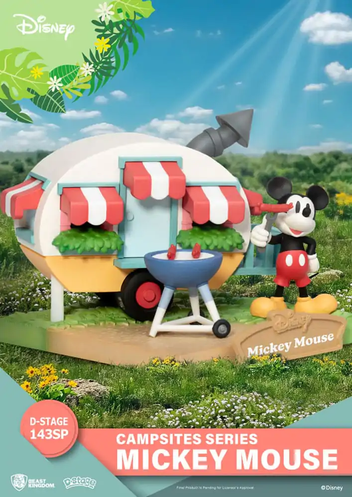 Disney D-Stage Campsite Series PVC Diorama Mickey Mouse Special Edition 10 cm termékfotó