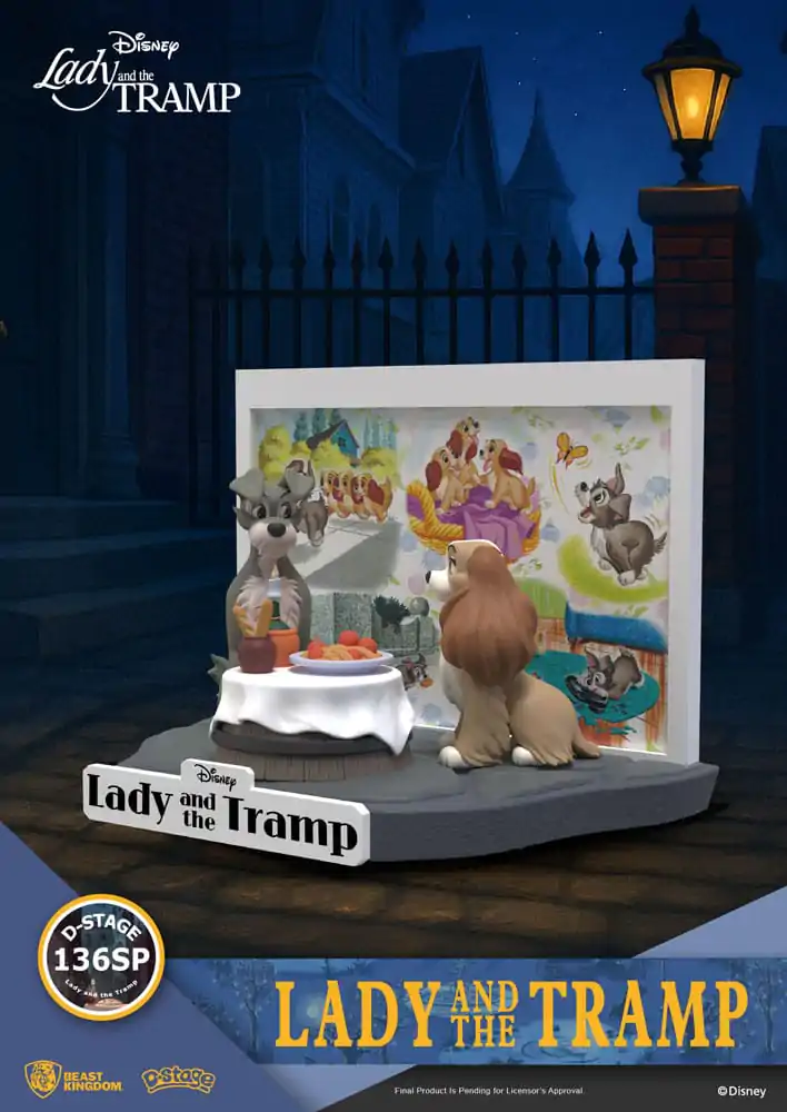Disney D-Stage PVC Statue Lady and the Tramp 12 cm Produktfoto