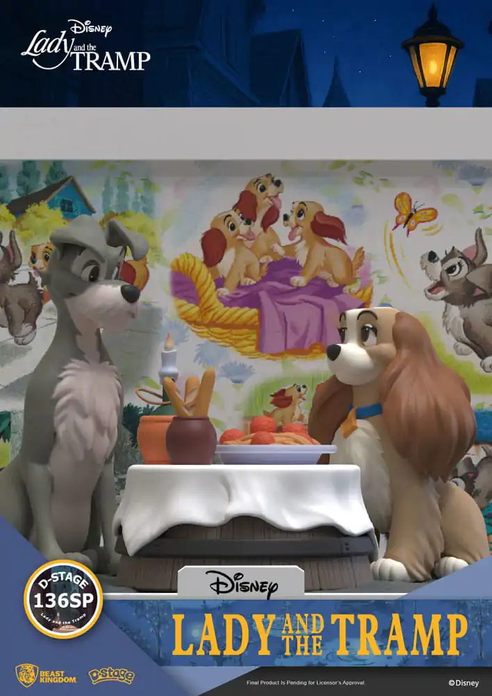 Disney D-Stage PVC Statue Lady and the Tramp 12 cm Produktfoto