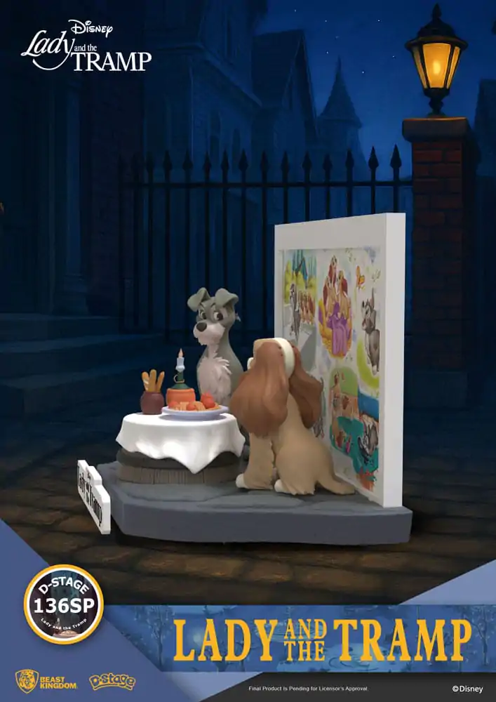 Disney D-Stage PVC Statue Lady and the Tramp 12 cm Produktfoto